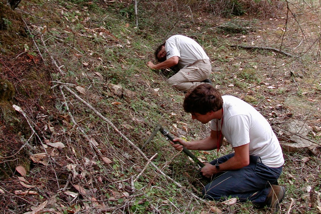 Jim & Pierre working