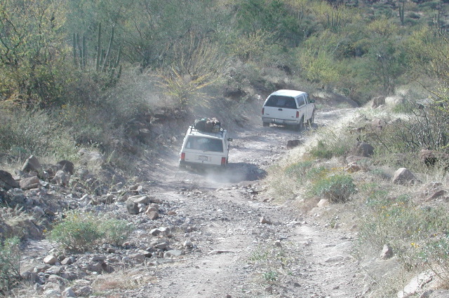 the "road" from Javier to Comondu