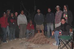 (l to r) cynthia, jorge, annie, maggie, carlos, nate, marshal, dustin, tod, travis, brad