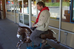 Dean takes a ride in Hayfork!