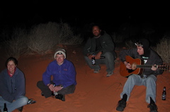 singing songs on the dunes