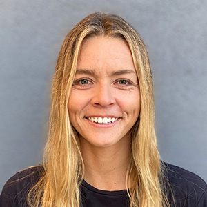 Closeup of Kristina Stodder